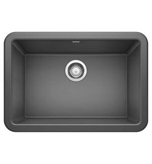 Blanco 402311 Ikon 27" Single Bowl Apron Front Silgranit Kitchen Sink in Anthracite