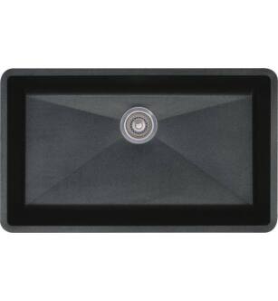 Blanco 440149 Precis 32" Single Bowl Undermount Silgranit Kitchen Sink in Anthracite