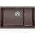 Blanco 519456 Precis 28 3/4" Single Bowl Undermount Silgranit Kitchen Sink in Cafe Brown