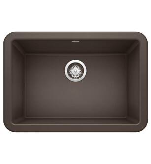 Blanco 402319 Ikon 27" Single Bowl Apron Front Silgranit Kitchen Sink in Cafe brown