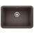 Blanco 402319 Ikon 27" Single Bowl Apron Front Silgranit Kitchen Sink in Cafe brown