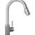 Blanco 442070 Sonoma 2.2 GPM Single Handle Kitchen Faucet with Pulldown Spray in Metallic Gray/Stainless Steel