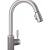 Blanco 442062 Sonoma 1.5 GPM Single Handle Kitchen Faucet with Pulldown Spray in Metallic Gray/Stainless Steel