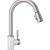 Blanco 442061 Sonoma 1.5 GPM Single Handle Kitchen Faucet with Pulldown Spray in White/Stainless Steel