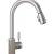 Blanco 442058 Sonoma 1.5 GPM Single Handle Kitchen Faucet with Pulldown Spray in Truffle/Stainless Steel