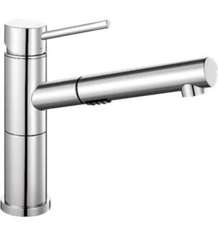 Blanco 441488 Alta Compact 2.2 GPM Single Handle Kitchen Faucet with Pullout Dual Spray in Chrome