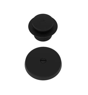Brasstech 273/56 Solid Brass Toe Activated Drain Kit in Flat Black