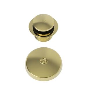 Brasstech 273/01 Solid Brass Toe Activated Drain Kit in Forever Brass (PVD)