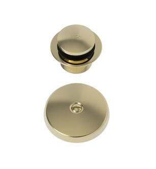 Brasstech 273/24A Solid Brass Toe Activated Drain Kit in French Gold (PVD)