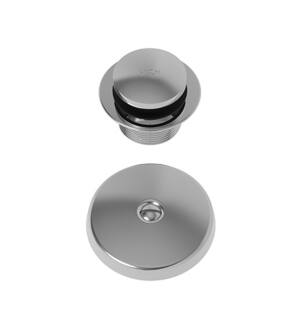 Brasstech 273/26 Solid Brass Toe Activated Drain Kit in Polished Chrome
