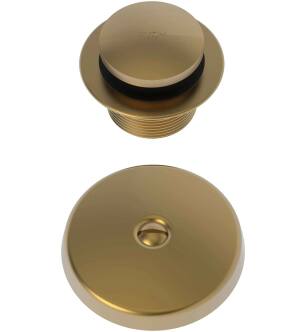 Brasstech 273/10 Solid Brass Toe Activated Drain Kit in Satin Bronze (PVD)