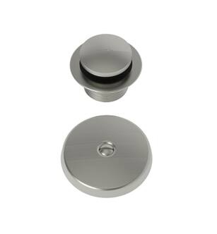 Brasstech 273/15S Solid Brass Toe Activated Drain Kit in Satin Nickel