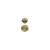 Brasstech 273/03N Solid Brass Toe Activated Drain Kit in Uncoated Polished Brass (Living)