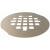 Brasstech 236/10 Casper 4-1/4" Grid Shower Drain in Satin Bronze (PVD)