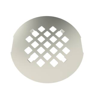 Brasstech 236/15S Casper 4-1/4" Grid Shower Drain in Satin Nickel