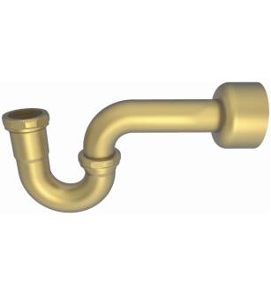 Brasstech 3013/06 P-Trap Kit With High Box Flange in Antique Brass