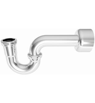 Brasstech 3013/26 P-Trap Kit With High Box Flange in Polished Chrome