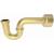 Brasstech 3013/04 P-Trap Kit With High Box Flange in Satin Brass (PVD)