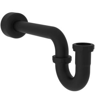 Brasstech 3014/56 P-Trap Tailpiece Accessory in Flat Black