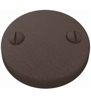 Brasstech 266/VB 3" Brass Two Hole Faceplate For Overflow in Venetian Bronze