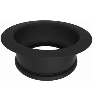 Brasstech 112/56 Garbage Disposer Flange in Flat Black