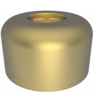 Brasstech 314/06 Solid Brass High Box Flange For 1-1/4" O.d. in Antique Brass