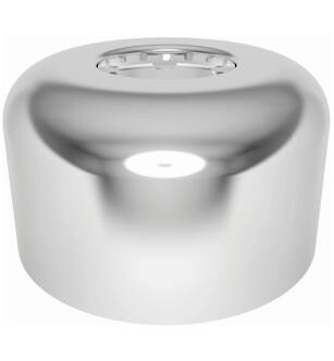 Brasstech 314/26 Solid Brass High Box Flange For 1-1/4" O.d. in Polished Chrome