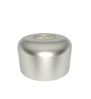 Brasstech 314/15S Solid Brass High Box Flange For 1-1/4" O.d. in Satin Nickel