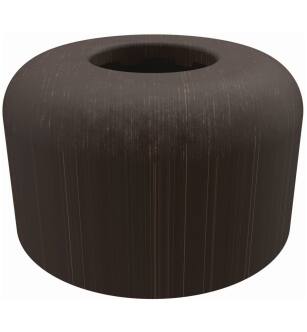 Brasstech 314/VB Solid Brass High Box Flange For 1-1/4" O.d. in Venetian Bronze