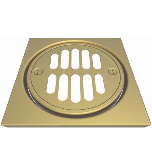 Brasstech 231/06 Shower Drain Grill in Antique Brass