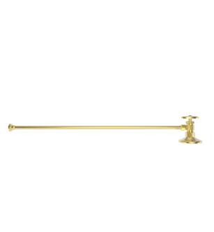 Brasstech 482/03 1/2" Compression Toilet Supply Kit in Polished Brass (Coated)
