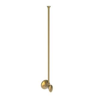 Brasstech 482/04 1/2" Compression Toilet Supply Kit in Satin Brass (PVD)