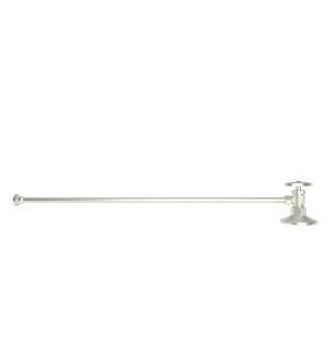 Brasstech 482/15S 1/2" Compression Toilet Supply Kit in Satin Nickel