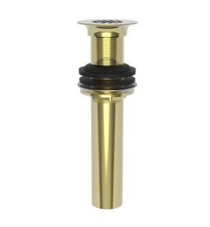 Brasstech 3213/03N Strainer Plate Drain Assembly in Uncoated Polished Brass (Living)