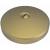 Brasstech 265/06 3" Solid Brass Single Hole Faceplate For Waste And Overflow in Antique Brass