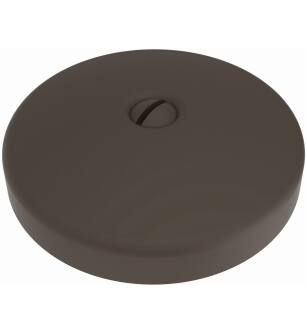 Brasstech 265/10B 3" Solid Brass Single Hole Faceplate For Waste And Overflow in Oil Rubbed Bronze