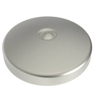 Brasstech 265/15S 3" Solid Brass Single Hole Faceplate For Waste And Overflow in Satin Nickel