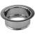 Brasstech 112A/26 Solid Brass Deep Garbage Disposal Flange in Polished Chrome
