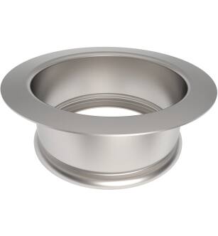 Brasstech 112A/20 Solid Brass Deep Garbage Disposal Flange in Stainless Steel (PVD)