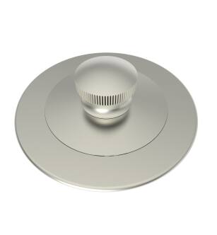 Brasstech 270/15S 1-1/2" Ips Brass Lift And Turn Drain in Satin Nickel
