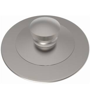 Brasstech 270/20 1-1/2" Ips Brass Lift And Turn Drain in Stainless Steel (PVD)