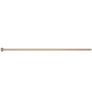 Brasstech 436/08A 3/8 Inch Outer Diameter X 20 Inch Length Flat Head Rigid Supply Tube in Antique Copper