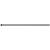 Brasstech 436/54 3/8 Inch Outer Diameter X 20 Inch Length Flat Head Rigid Supply Tube in Gloss Black