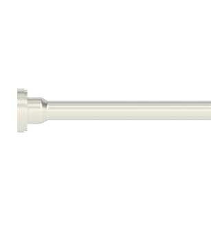 Brasstech 436/15S 3/8 Inch Outer Diameter X 20 Inch Length Flat Head Rigid Supply Tube in Satin Nickel