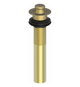 Brasstech 320/06 Lift And Turn Drain Assembly For Lavatory Sink - With Overflow in Antique Brass