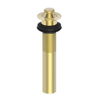 Brasstech 320/03 Lift And Turn Drain Assembly For Lavatory Sink - With Overflow in Polished Brass (Coated)