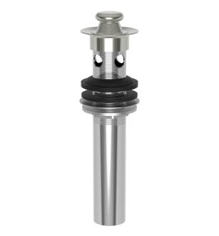 Brasstech 320/15 Lift And Turn Drain Assembly For Lavatory Sink - With Overflow in Polished Nickel