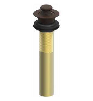 Brasstech 320/VB Lift And Turn Drain Assembly For Lavatory Sink - With Overflow in Venetian Bronze