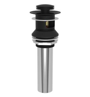 Brasstech 330/56 1-1/4" Pop-Up Drain Assembly in Flat Black