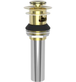 Brasstech 330/01 1-1/4" Pop-Up Drain Assembly in Forever Brass (PVD)